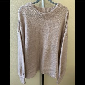 🌟Blush pink fashion nova oversized sweater